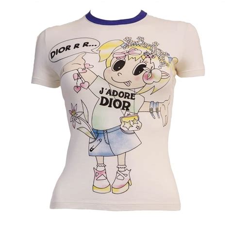 dior cream shirt|dior shirt cartoon.